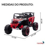 Quadriciclo Elétrico 12V Vermelho - BW399VM - 2