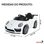 Mini Carro Elétrico 6V Branco - BW402BR - 2
