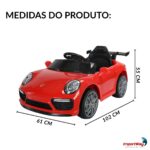 Mini Carro Elétrico 6V Vermelho - BW402VM - 2
