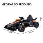 Mini Kart 12V Fe Licenciado Preto - BW405PT - 2