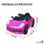 Mini Carro Elétrico 6V Rosa - BW394RS - 2