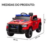 Mini Carro Elétrico 12V Licenciado Dodge Ram 1500 RHO Bombeiro - BW426BOM - 2