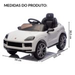 Mini Carro Elétrico 12V Licenciado Porsche Cayenne  - BW425BR - 2