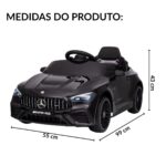 Mini Carro Elétrico 12V Licenciado Mercedes Benz Cle53 Preto - BW435PT - 2