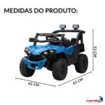 Mini Quadriciclo Elétrico 6V Azul - BW397AZ - 2