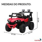 Mini Quadriciclo Elétrico 6V Vermelho - BW397VM - 2