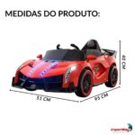 Mini Carro Elétrico 6v Vermelho - BW404VM - 2