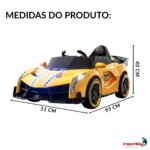 Mini Carro Elétrico 6v Amarelo - BW404AM - 2