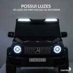 Mini Carro Elétrico Gigante 24V Licenciado Mercedes Benz G63 Preto - BW434PT - 3