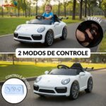 Mini Carro Elétrico 6V Branco - BW402BR - 3