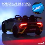 Mini Carro Licenciado 12V Lamborghini Huracan Sto Azul - BW403AZ - 3