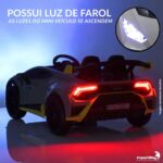 Mini Carro Licenciado 12V Lamborghini Huracan Sto Cinza - BW403CZ - 3
