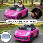 Mini Carro Elétrico 6V Rosa - BW394RS - 3