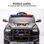 Mini Carro Elétrico 12V Licenciado Dodge Ram 1500 RHO Policial - BW426POL - 3