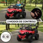 Mini Quadriciclo Elétrico 6V Vermelho - BW397VM - 3