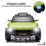 Mini Carro Elétrico 12V Licenciado Volkswagen E Buggy Verde - BW432VD - 3