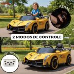 Mini Carro Elétrico 6v Amarelo - BW404AM - 3