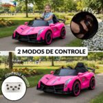 Mini Carro Elétrico 6v Rosa- BW404RS - 3