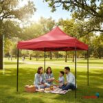 Gazebo Articulado 2x2m Vermelho - IWCJ014VM - 3