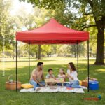 Gazebo Articulado 3x3m Vermelho - IWCJ015VM - 3