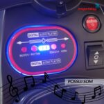 Mini Quadriciclo Elétrico 6V Com Empurrador E Cobertura Azul - BW393AZ - 4