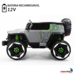 Mini Jipe Elétrico 12V Cinza - BW400CZ - 4