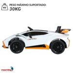 Mini Carro Licenciado 12V Lamborghini Huracan Sto Branco - BW403BR - 4