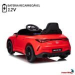 Mini Carro Elétrico 12V Licenciado Mercedes Benz Cle53 Vermelho  - BW435VM - 4