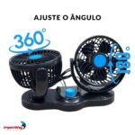 Mini Ventilador Duplo Automotivo 24V - IWMCA016 - 4