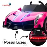 Mini Carro Elétrico 6v Rosa- BW404RS - 4