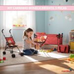 Kit Carrinho Boneca Infantil 5 peças - BW330VM - 4