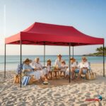 Gazebo Articulado 3x6m Vermelho - IWCJ017VM - 5