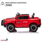Mini Carro Elétrico 12V Licenciado Dodge Ram 1500 RHO Bombeiro - BW426BOM - 5