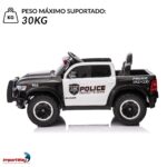 Mini Carro Elétrico 12V Licenciado Dodge Ram 1500 RHO Policial - BW426POL - 5