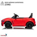 Mini Carro Elétrico 12V Licenciado Mercedes Benz Cle53 Vermelho  - BW435VM - 5