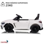 Mini Carro Elétrico 12V Licenciado Mercedes Benz Cle53 Branco - BW435BR - 5