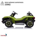 Mini Carro Elétrico 12V Licenciado Volkswagen E Buggy Verde - BW432VD - 5