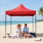 Gazebo Articulado 2x2m Vermelho - IWCJ014VM - 5