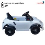 Mini Carro Elétrico 6V Branco - BW394BR - 6