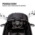 Mini Carro Elétrico 12V Licenciado Dodge Ram 1500 RHO Preto - BW426PT - 6