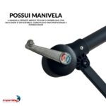 Ombrelone Lateral Com Led 3,00m TerraCota - IWOBLL300TE - 6