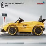 Mini Carro Elétrico 6v Amarelo - BW404AM - 6