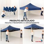 Gazebo Articulado 2x2m Azul - IWCJ014AZ - 6