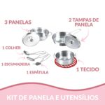 Kit Cozinha Panela Infantil 9 Peças - BW348 - 6