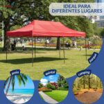 Gazebo Articulado 3x6m Vermelho - IWCJ017VM - 7