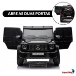 Mini Carro Elétrico Gigante 24V Licenciado Mercedes Benz G63 Preto - BW434PT - 7