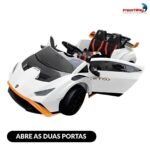 Mini Carro Licenciado 12V Lamborghini Huracan Sto Branco - BW403BR - 7