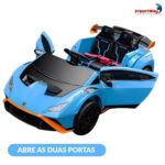 Mini Carro Licenciado 12V Lamborghini Huracan Sto Azul - BW403AZ - 7