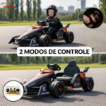 Mini Kart 12V Fe Licenciado Preto - BW405PT - 7
