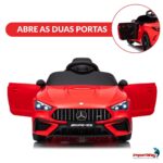 Mini Carro Elétrico 12V Licenciado Mercedes Benz Cle53 Vermelho  - BW435VM - 7